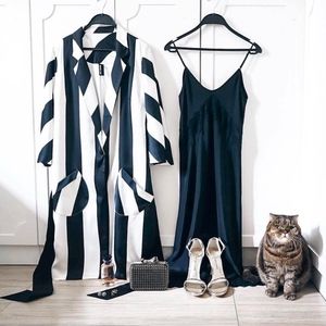 Sarah Lai Striped Thelma Kimono